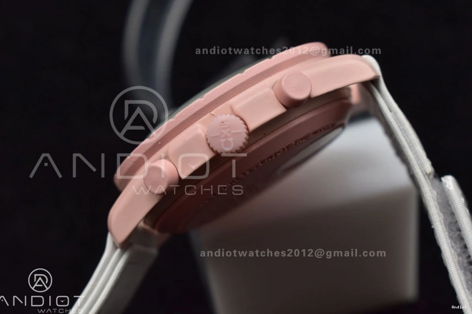 x Mission Strap Nylon to Venus Quartz Moonwatch Swatch Omega on Bioceramic 0403